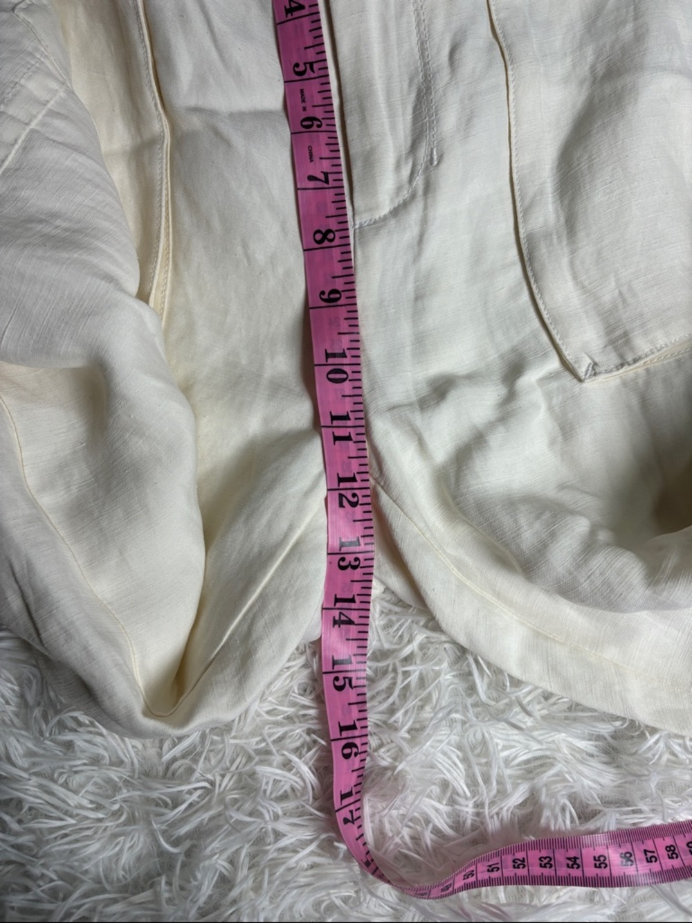 Vince Wide Leg Cargo Pants Bone - Picture 11 of 11